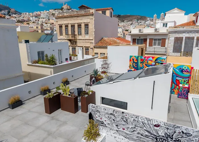 Artrock Experience Loft Gallery Apartament Ermupoli