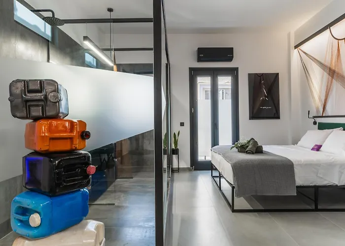 Artrock Experience Loft Gallery Apartament Ermupoli